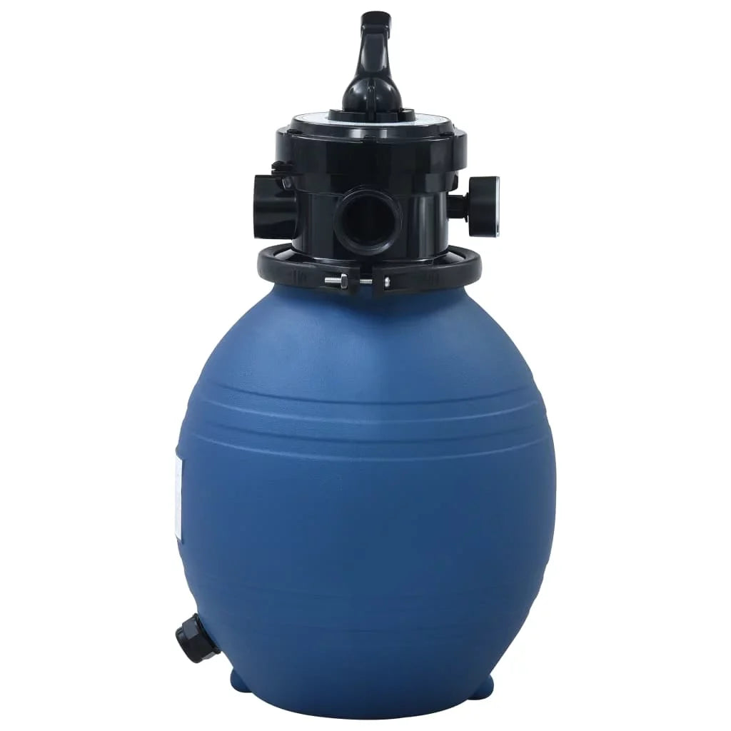 OWSOO Pool Sand Filter with 4 Position Valve Blue 11.8"
