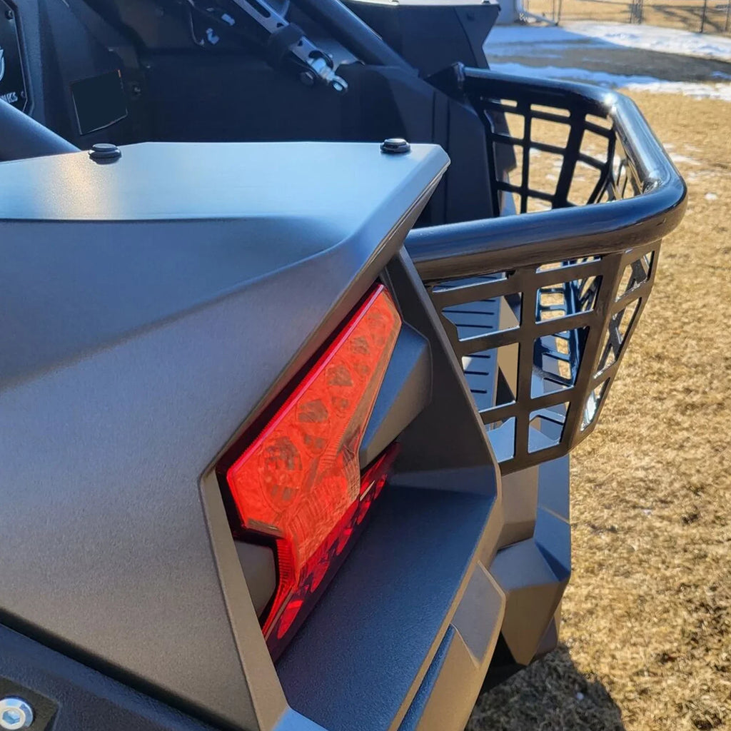 Kojem Cargo Barricade for 20 21 22 23 Kawasaki Teryx KRX 1000 Luggage Rack Steel Bed Enclosure Taiate Jet Powder Coated