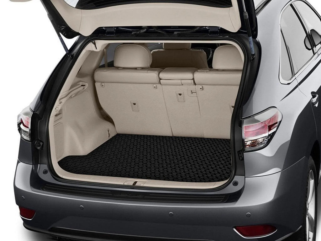 TougRO - Cargo Mat Compatible with RAV-4 - All Weather Heavy Duty (Made in USA) - Jet Rubber - 2014