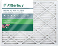 Filterbuy 24x25x1 MERV 13 Pleated HVAC AC Furnace Air Filters (1-Pack)