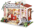 Rolife DIY Miniature Dollhouse Kit 1/24 Scale Tiny House Making Kit Home Decor Gifts for Adults & Teens (Honey Ice-Cream Shop)