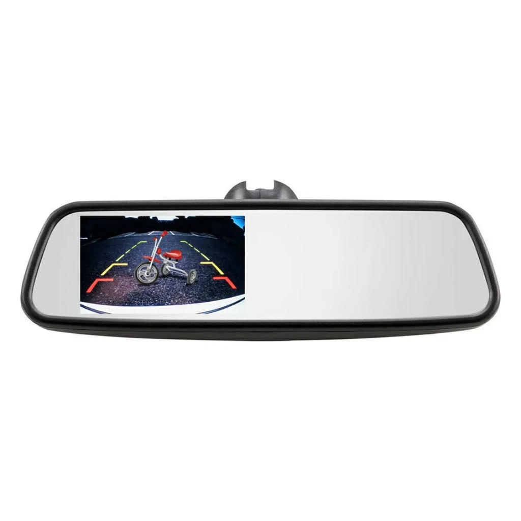 iBEAM - 4.5" Replacement Rearview Mirror Monitor - Dark