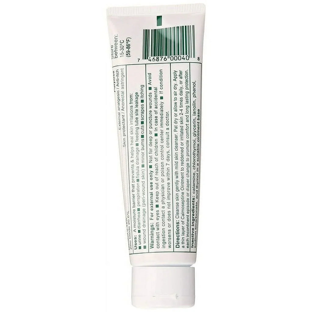 Calmoseptine Skin Healing Moisture Barrier Ointment - Effective for Wound Care, Diaper Rashes, Irritation, Burn, Cuts & Itching with Menthol & Zinc Oxide for Healthy Skincare - 4 Oz, Pack of 5