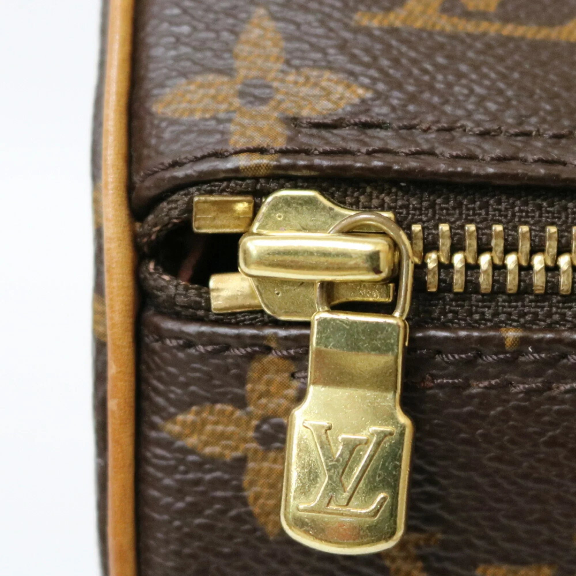 Pre-Owned LOUIS VUITTON Shoulder Bag Monogram Papillon 30 M51385 Brown Women's Canvas (Good)