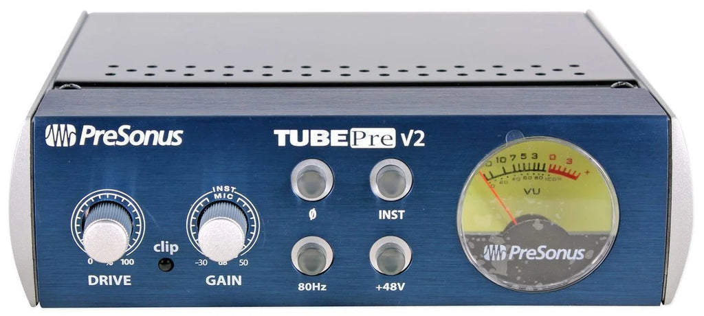 PreSonus TubePre V2 Vacuum Tube Preamp/DI Direct Box and (2) 6' XLR Cables