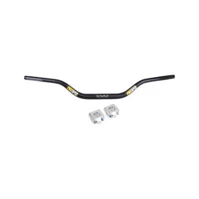 Tusk Universal Big Bar Clamp and Bar Kit ProTaper EVO Windham MX/RM Mid Bend Dark for Kawasaki KDX250 1991-1994