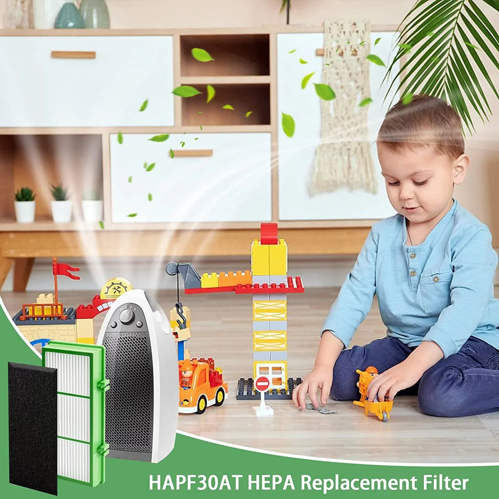HAPF300AHD Remover True HEPA Filter compatible with Holmes Aer1Series Air Purifier, HAPF30AT True HEPA Allergen Remover, Parts HAPF300AH-U4R & HAP242-NUC (4 True HEPA + 8 Pre Filter)