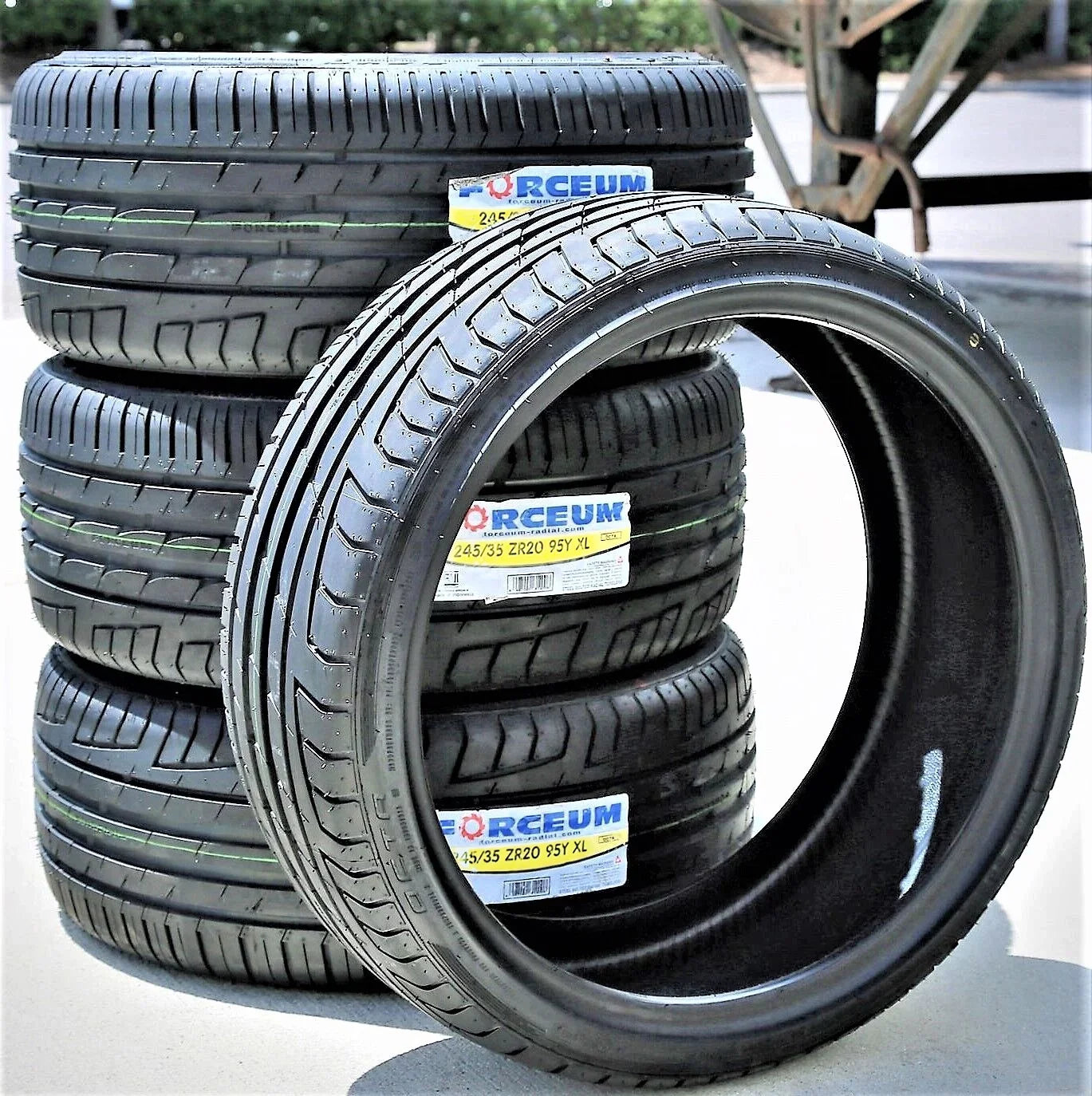 Set of 4 (FOUR) Forceum Octa 245/35R20 ZR 95Y XL A/S High Performance Tires Fits: 2017-19 Mercedes-Benz E300 4Matic, 2010-16 528i Base