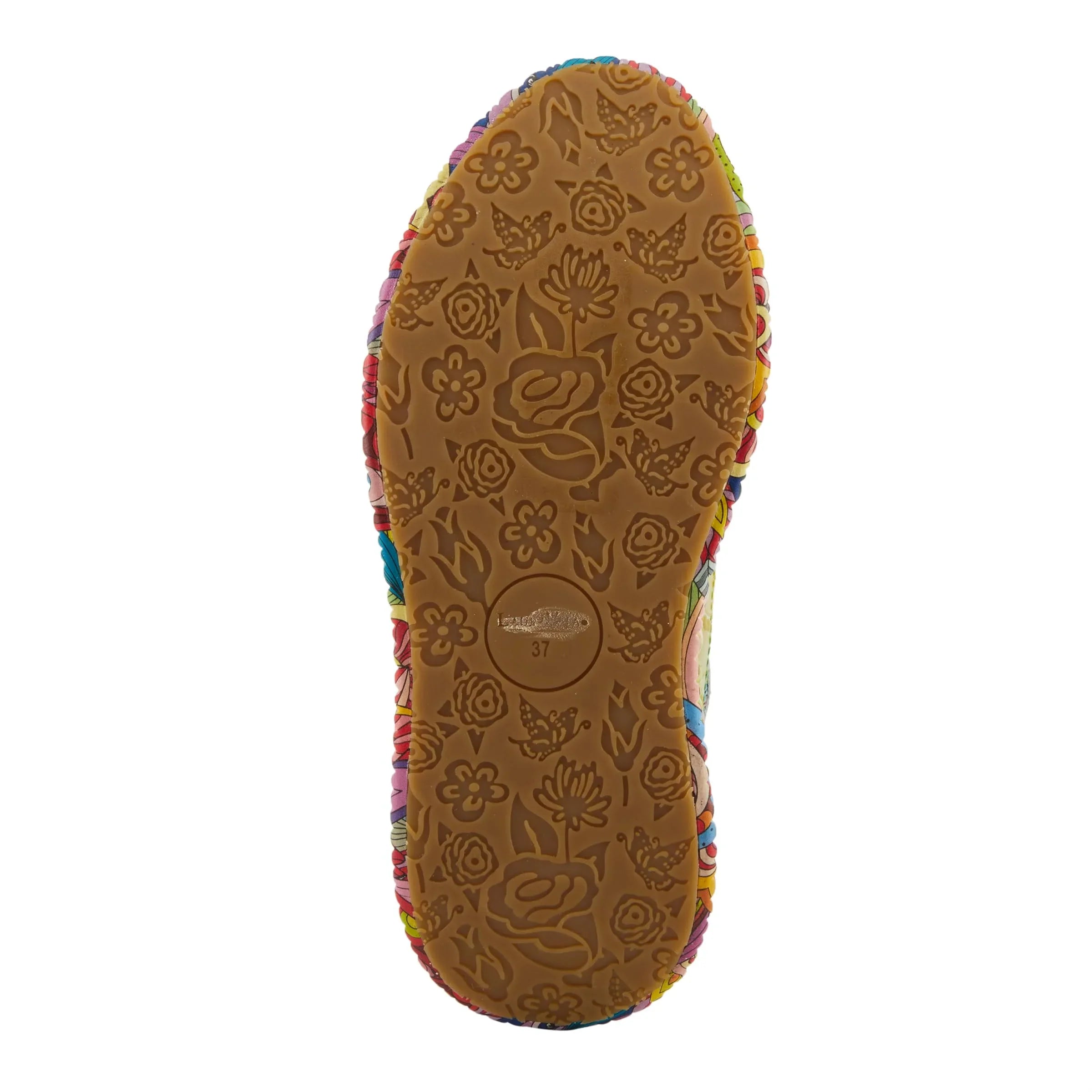 Spring Step L'Artiste Women's CAFFEY Multicolored Fashion Sneakers | Unique Energetic Patterns Lime Green Multi EU 38 / US 7.5-8