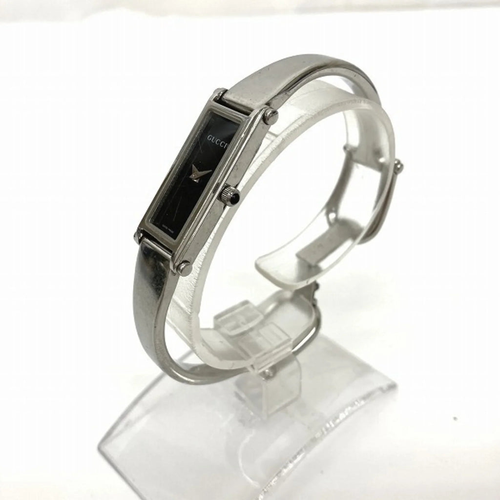 Pre-Owned GUCCI 1500L Dark Quartz Watch Ladies (Good)