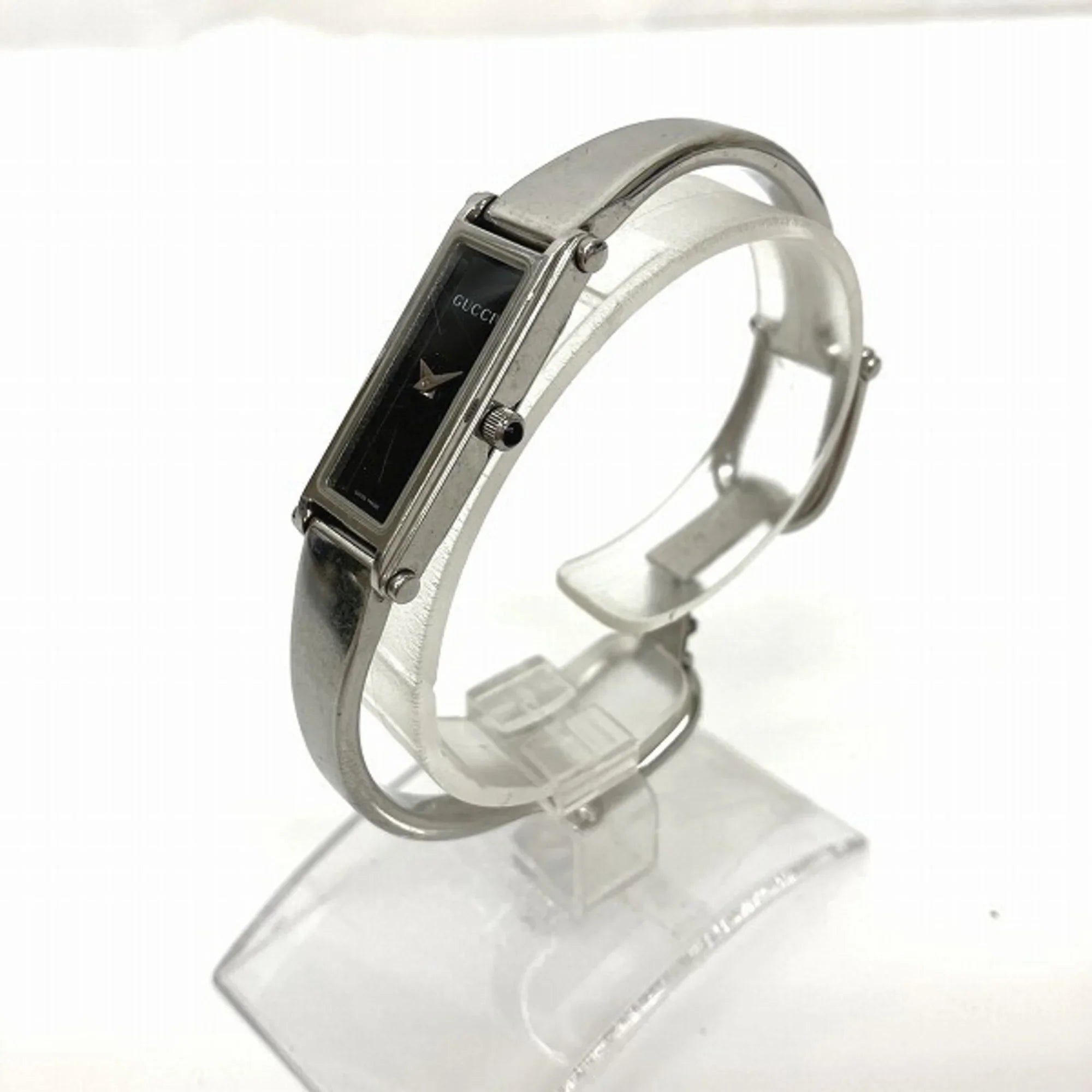 Pre-Owned GUCCI 1500L Dark Quartz Watch Ladies (Good)
