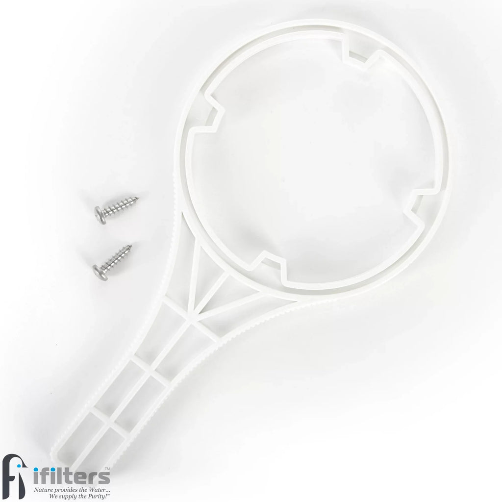 iFilters Whole House Sediment, Rust & CTO Filter Clear Housing w/ AP117 Comparable Filter Cartridge Included, 3/4" Ports