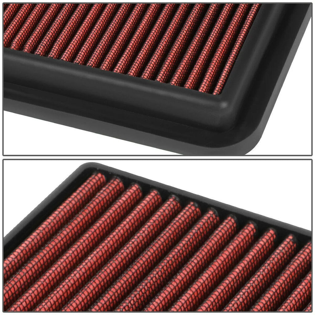 For 2016-2020 Scion Washable&Reusable High Flow Drop In Air Filter Red