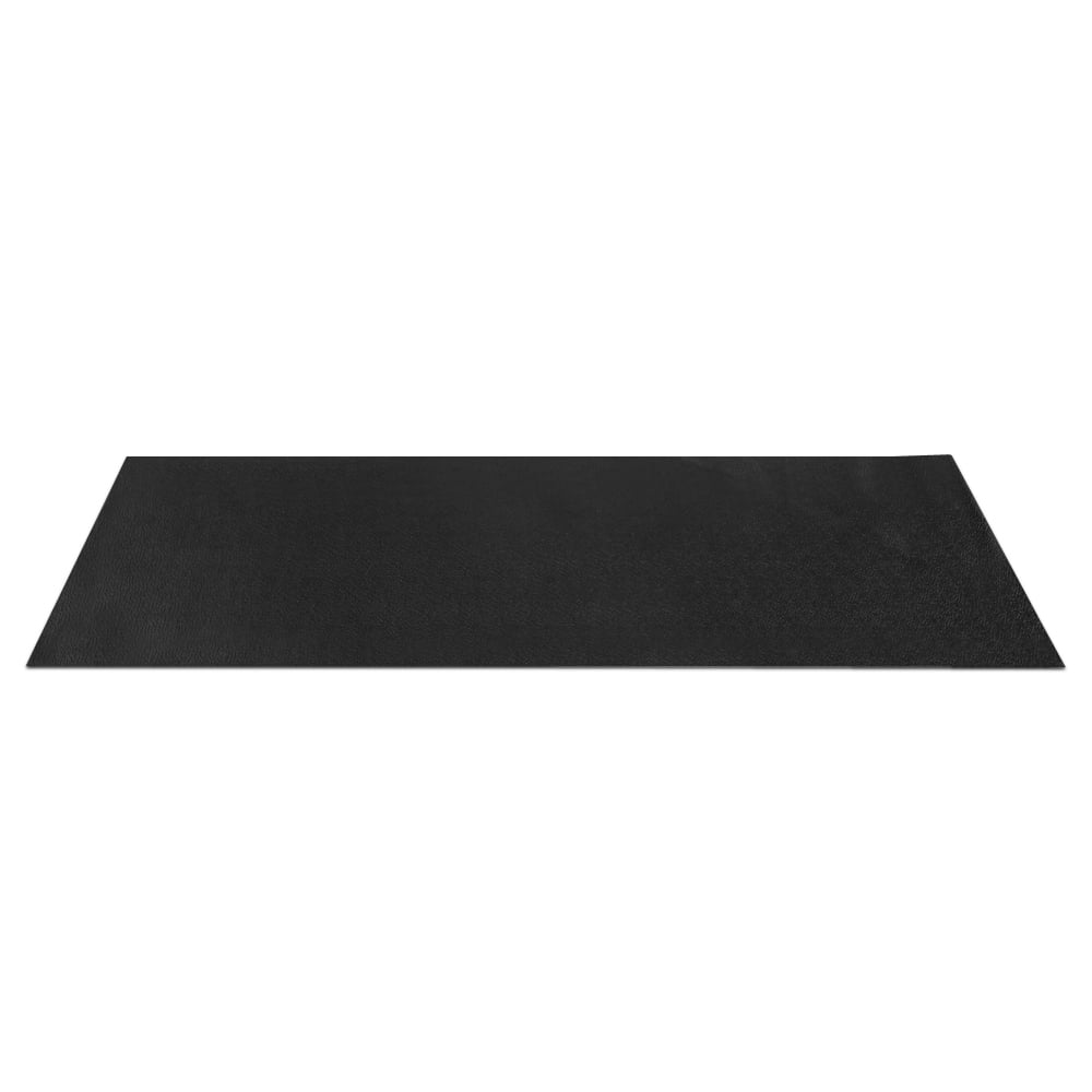 Kmowoo Polyvinyl Chloride Sports Equipment Treadmill Mat 200*90*0.6cm Ebony