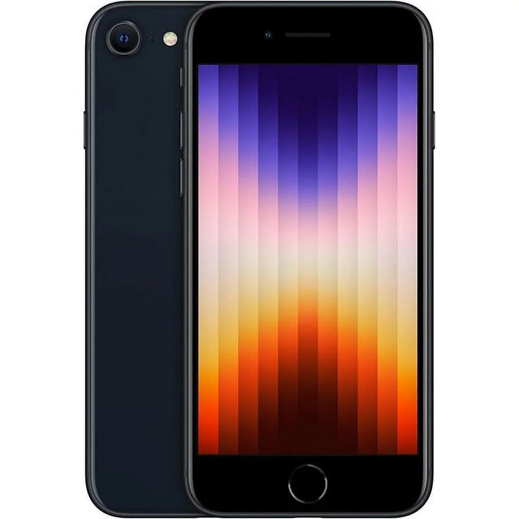 Restored iPhone SE (3rd Gen) A2595 (Fully Unlocked) 256GB Midnight (Refurbished)