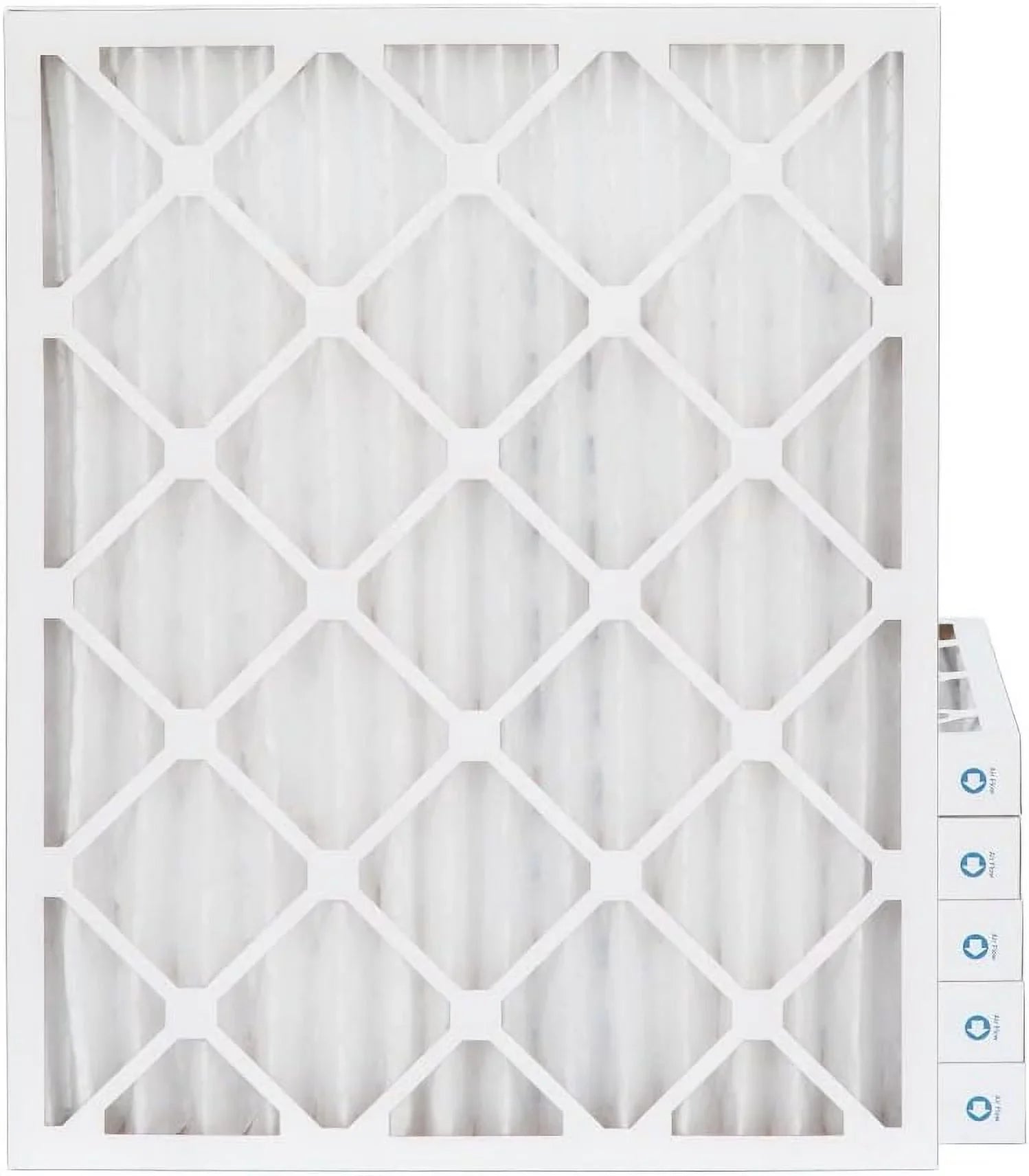 20X25x2 MERV 11, MPR 1000 Pleated Furne 2" Air Filters By Pamlico. 6 Pk. Size: 19-1/2 X 24-1/2 X 1-3/4