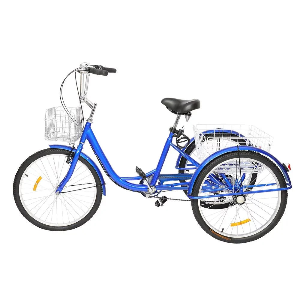 SalonMore Adult Tricycle 26-Inch Wheel Men's Women's Bike, Blue