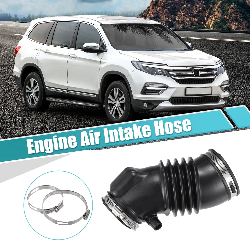 Unique Bargains Air Cleaner Intake Hose with Stainless Steel Hose Clamps for Honda Pilot 2009 - 2015