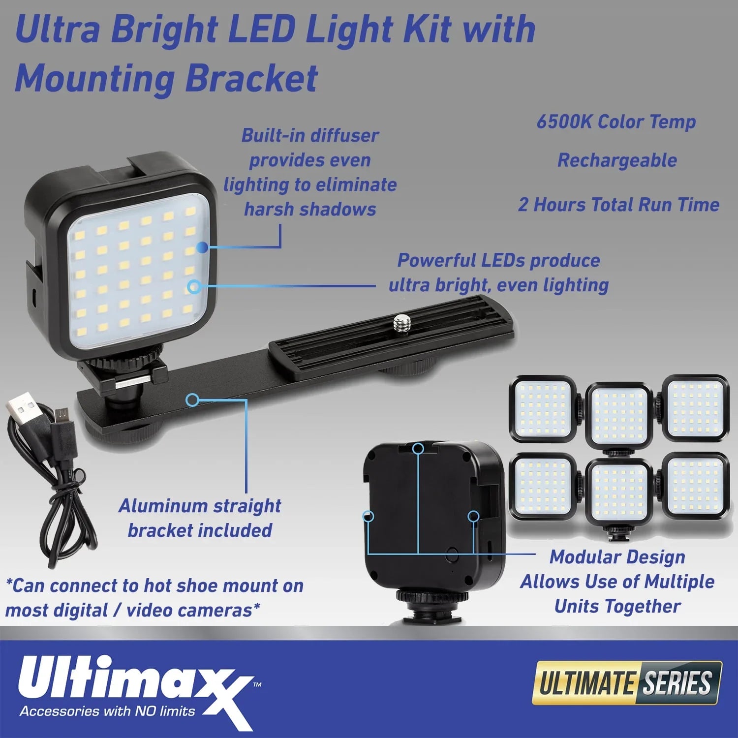 Ultimaxx Essential ZV-1F Camera Bundle (White) - Includes: 64GB Extreme Memory Card, 4PC Macro Close-Up Filter Kit, Replacement Battery & More (20pc Bundle)