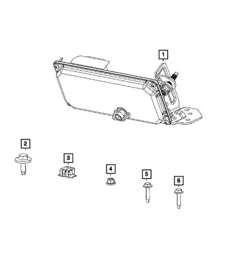 New Genuine Mopar Module Forward Facing Camera 2021-2021 OE 68475159AG