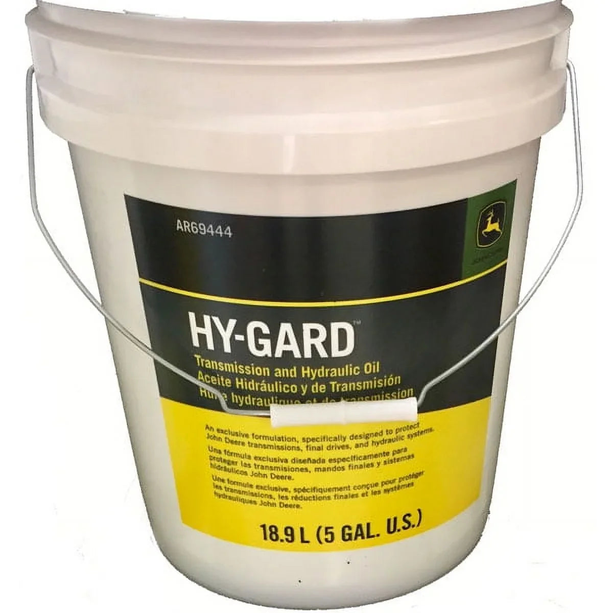 John Deere Hy-Gard Transmission and Hydraulic Oil 5 Gallon Bucket AR69444