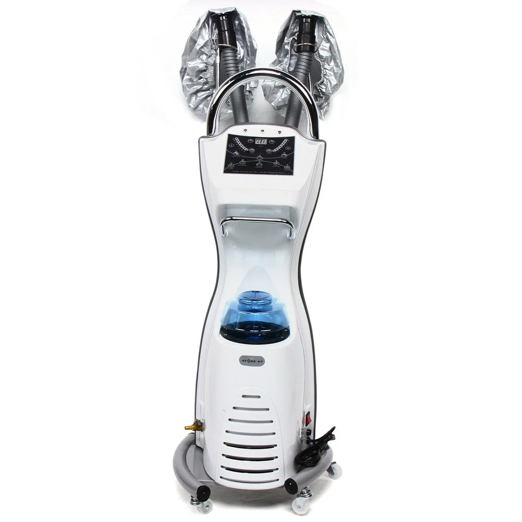 Anqidi 7-in-1 Stand Hair Steamer 700W Professional Dyeing Perming Machine with Ozone Hair Care Hairdress Salon SPA Professional Vibrating Spray Machine