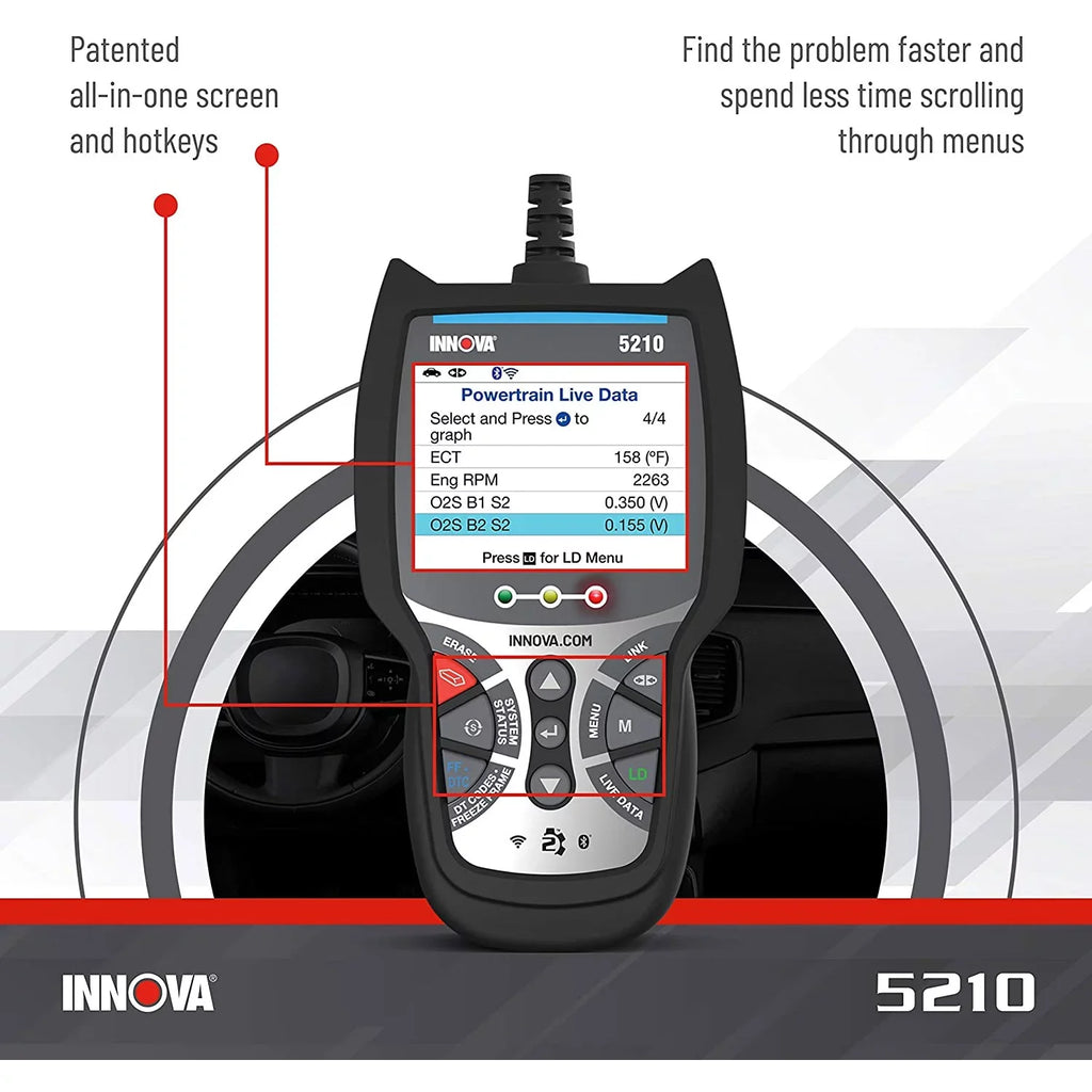 INNOVA 5210 CarScan Advisor Bluetooth Code Reader Automotive Diagnostic Tool