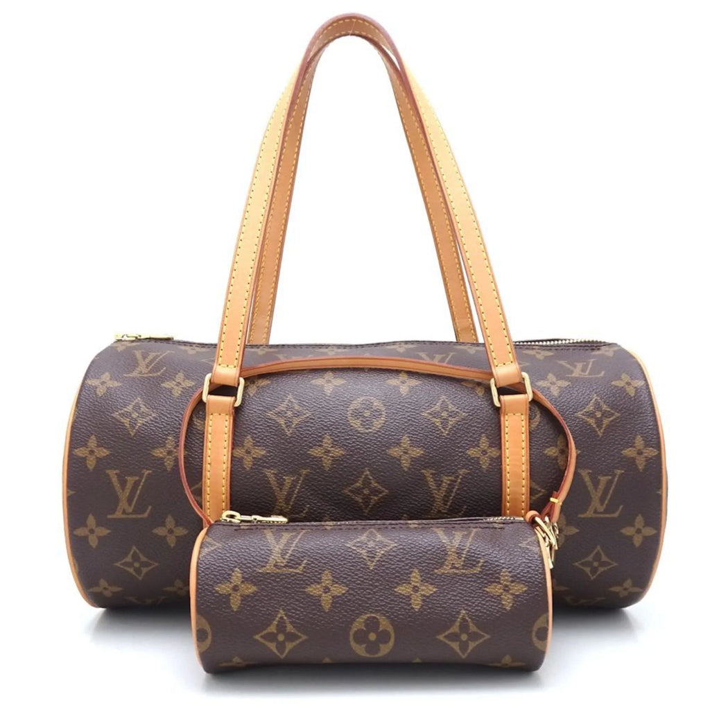 Pre-Owned LOUIS VUITTON Monogram Papillon M51385 Handbag Brown 351021 (Good)