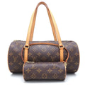 Pre-Owned LOUIS VUITTON Monogram Papillon M51385 Handbag Brown 351021 (Good)