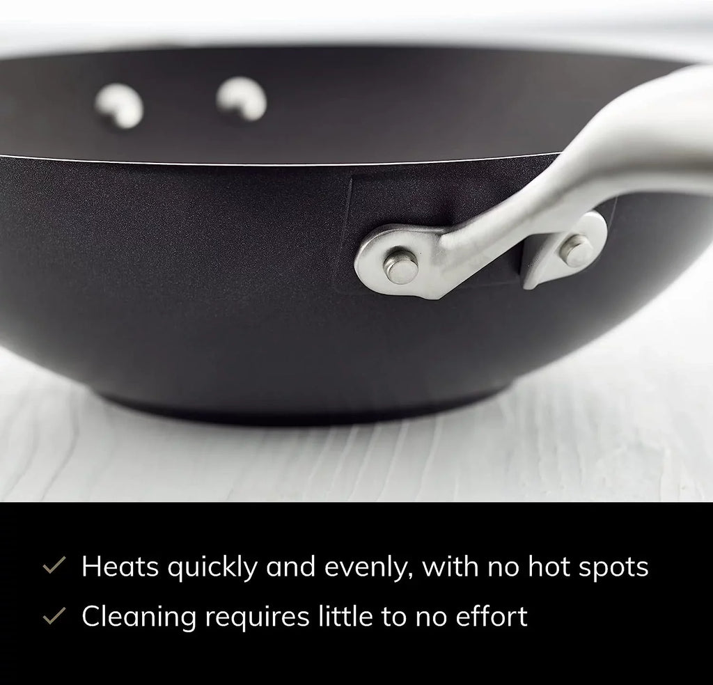 ScanPan PRO IQ Ebony Cast Aluminum 12.5 Inch Wok