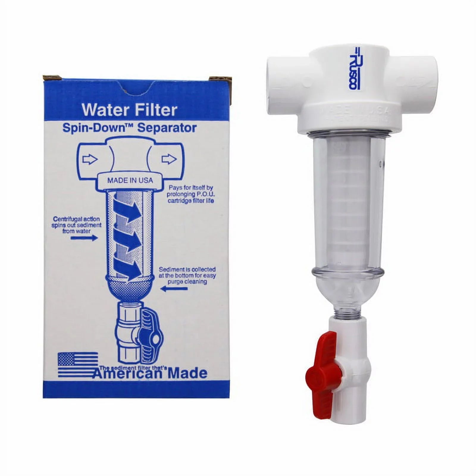Rusco 1-100-F Polyester Screened Spin-Down Filter System