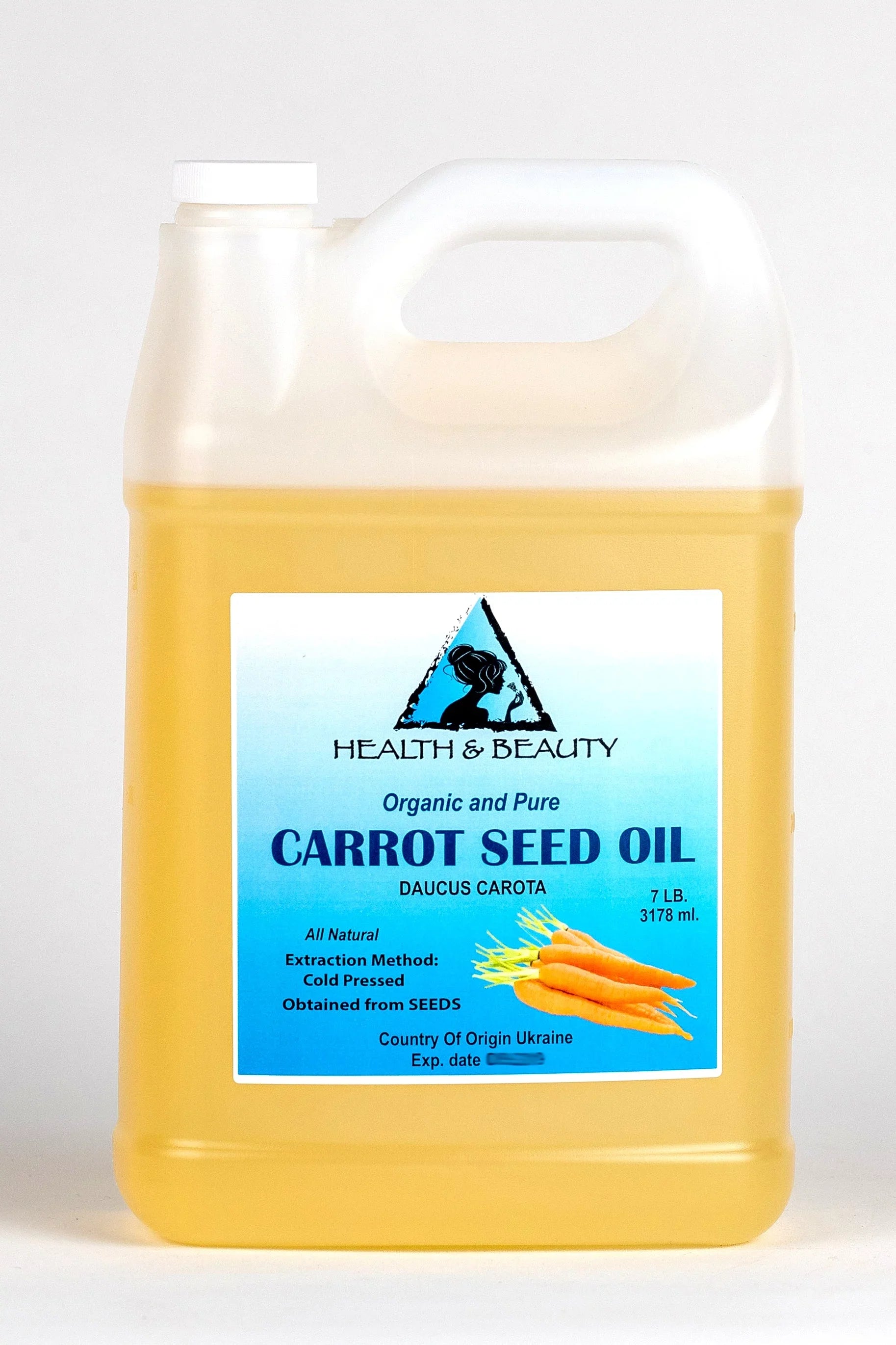 Carrot Seed Oil Organic Carrier Cold Pressed Premium Fresh 100% Pure 7 Lb