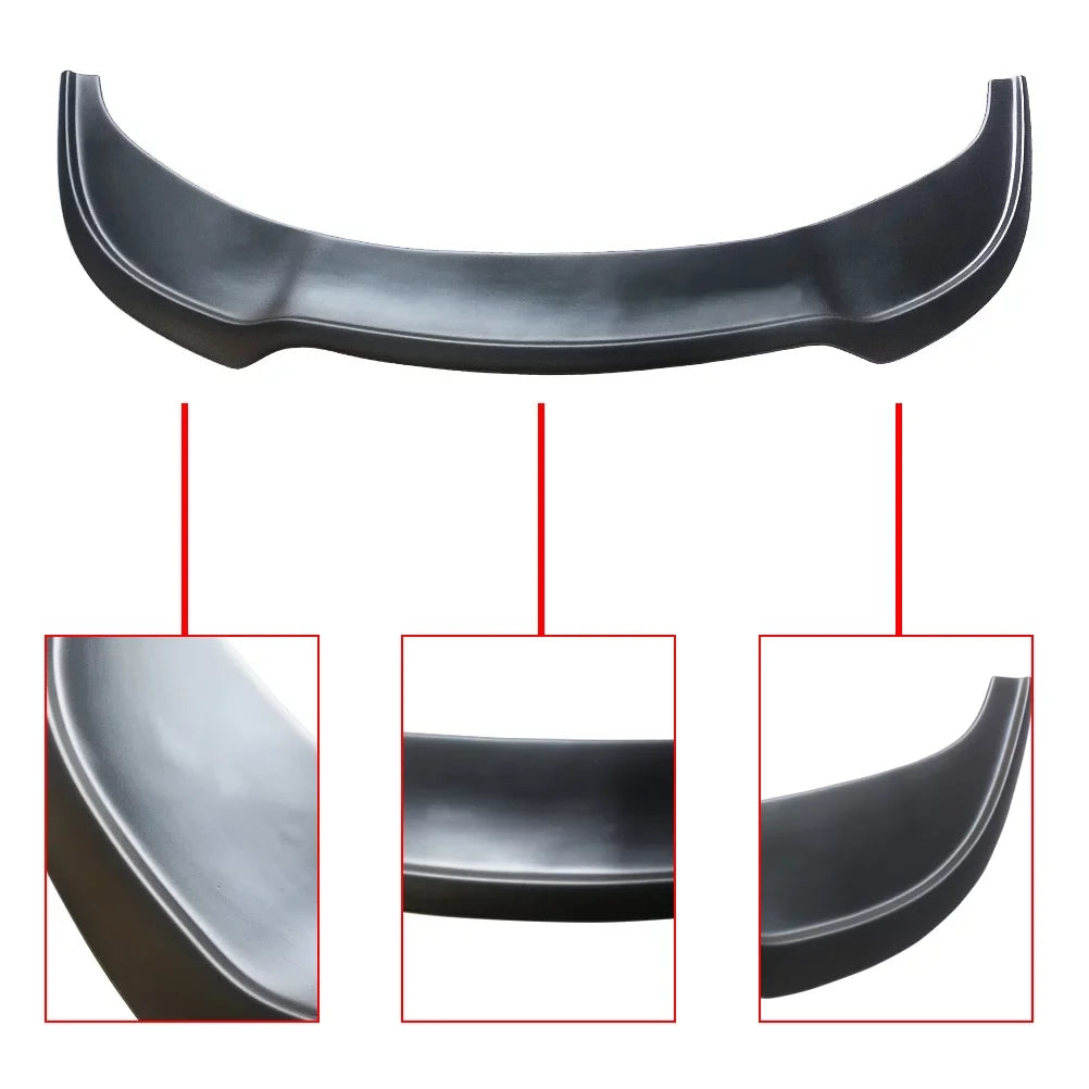 NINTE Front Bumper Lower Lip for 2015-2022 Chrysler 300 SRT Sedan Matte Ebony