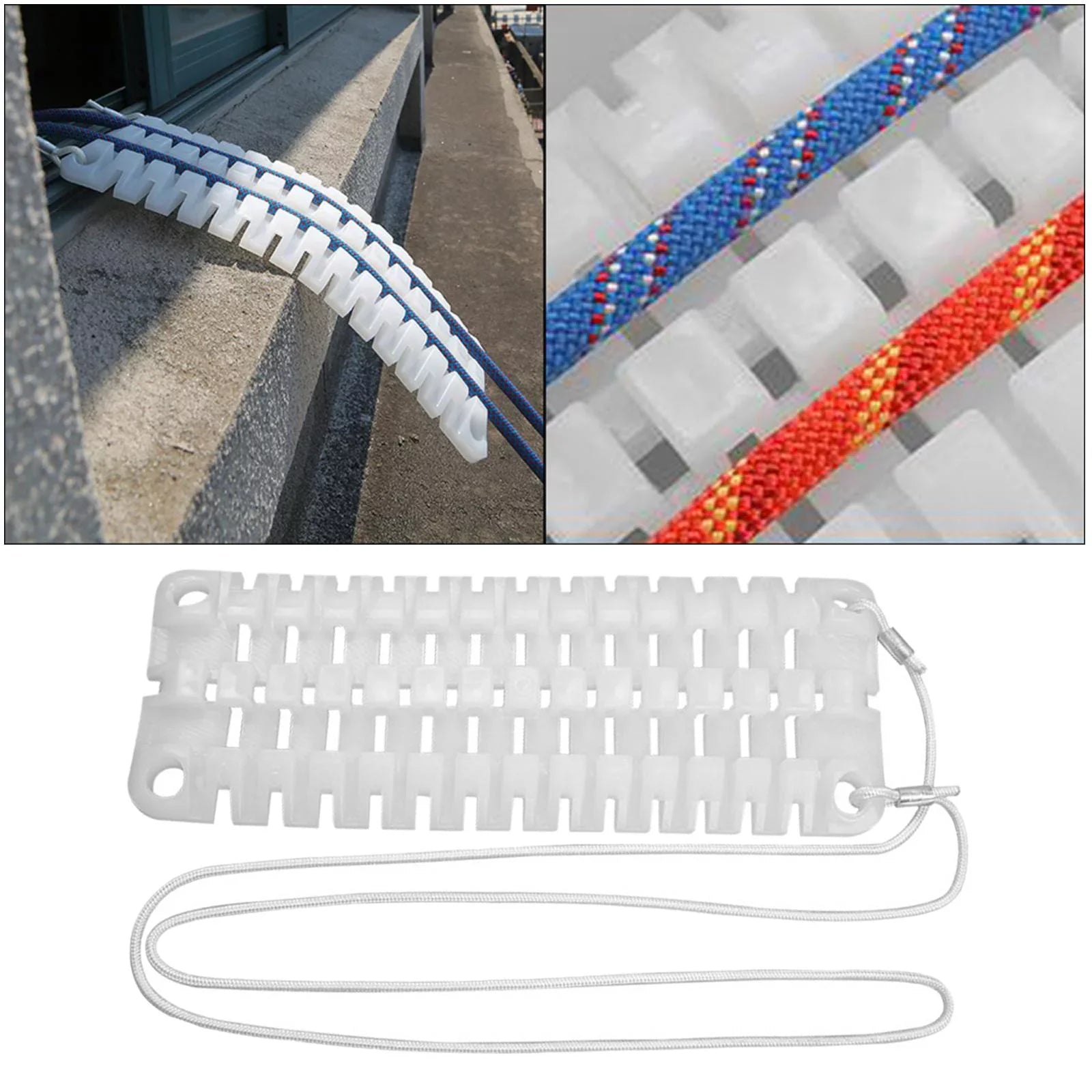 Thickened Rope Outdoor Rock Climbing Arborist Rope Board Rappelling Abseiling Friction Reduction Equipment