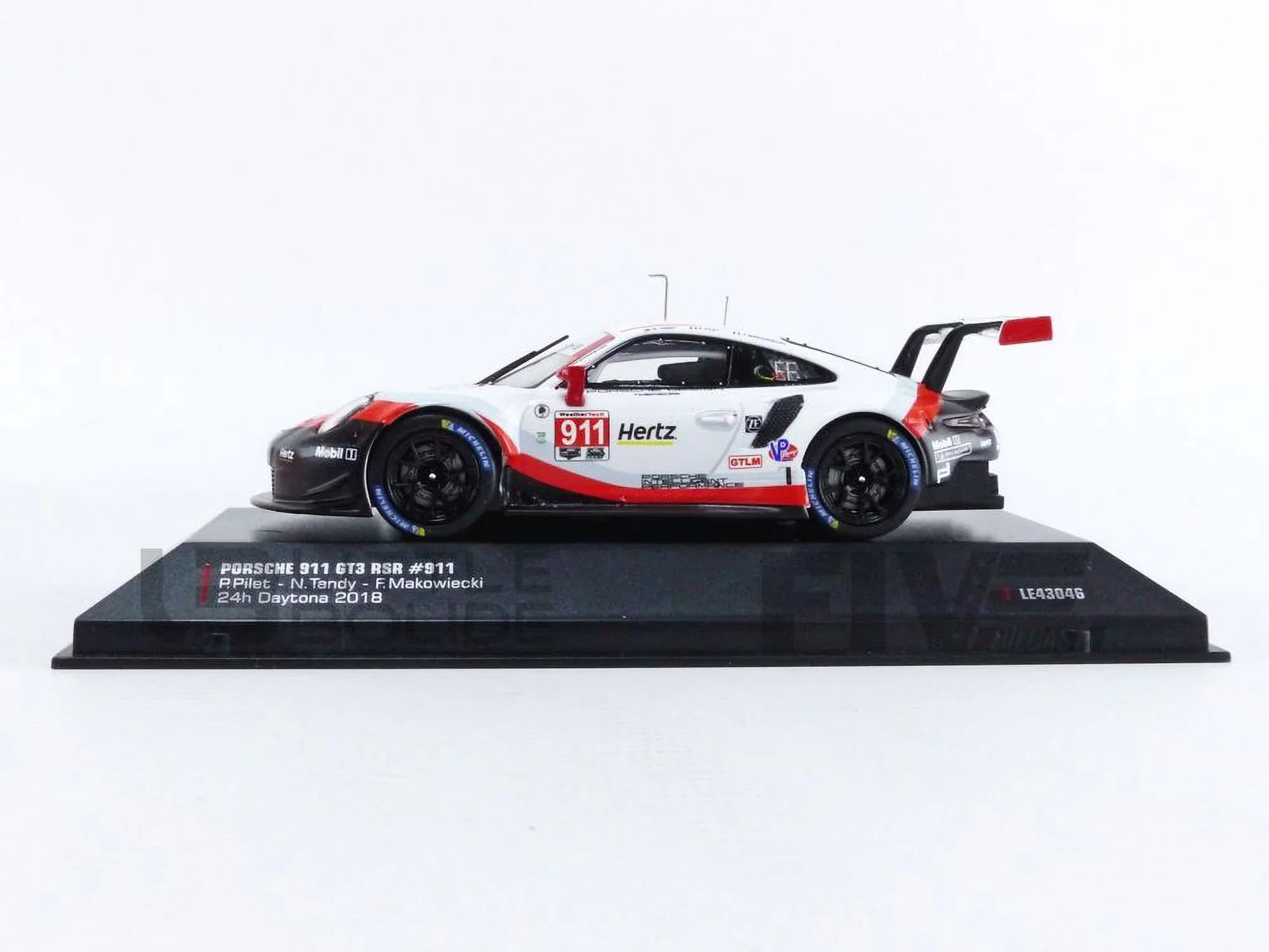 IXO 1/43 - PORSCHE 911 (991) RSR - Daytona 2018