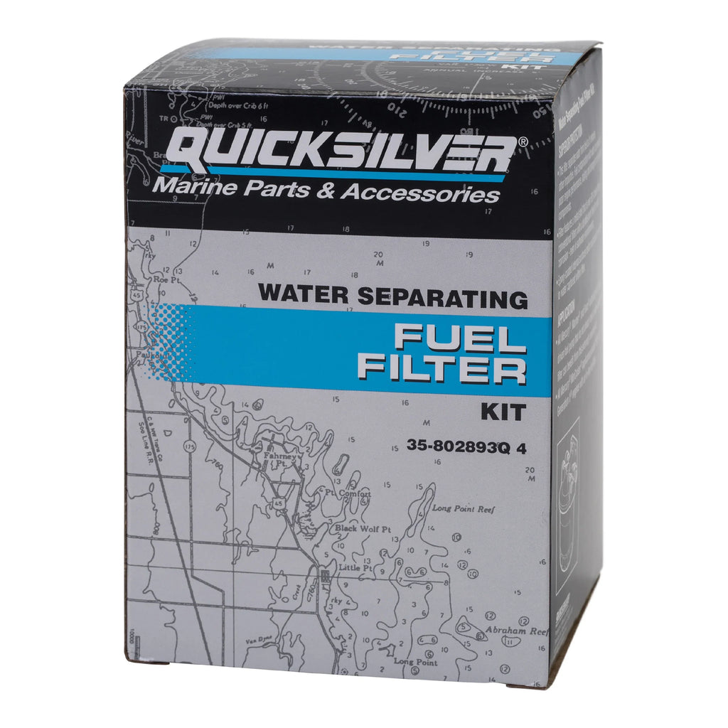 802893Q4 Water Separating Fuel Filter - Mercury and Mariner Outboards and MerCruiser Stern Drive and Inboard Engines
