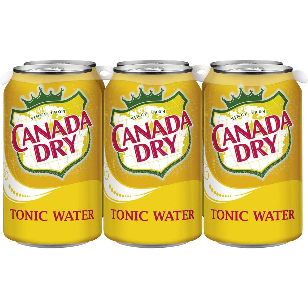 Canada Dry Tonic Water, 12oz Can (Pack of 18, Total of 216 Oz), All Natural Family Pack Drinks