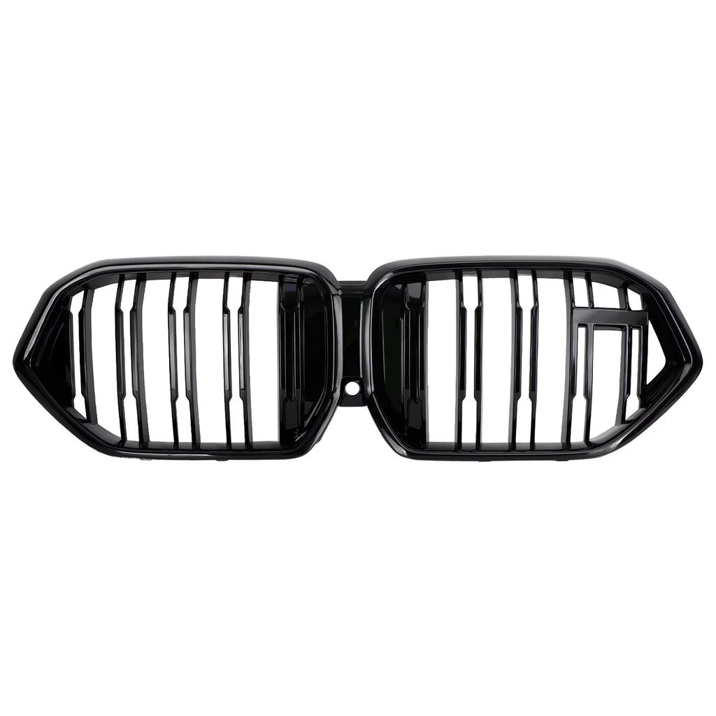 Front Bumper Grille Grill Fit for X6 G06 M50i 2020-2022 W/Camera Hole Jet