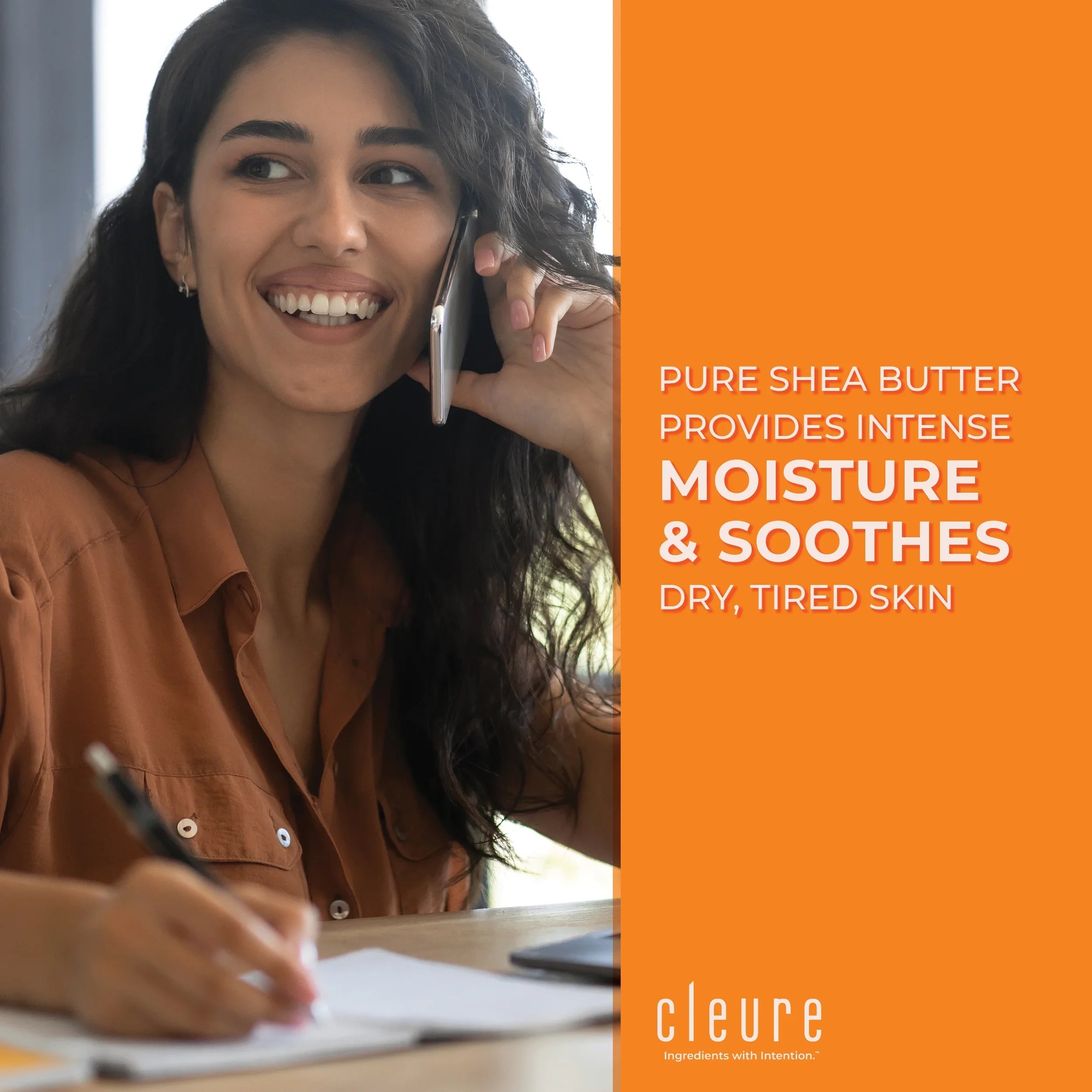 Cleure Day Cream - Anti Aging Facial Moisturizer with Shea Butter - Gluten Free (2 oz, Pack of 1)