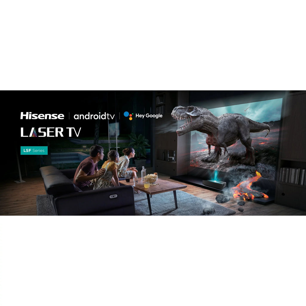 Hisense 100" L5 Series 4K UHD HDR Laser TV with Cinema 600 Soundbar System Bundle