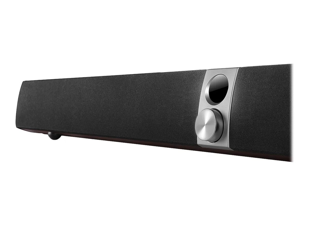 Edifier S50DB - Sound bar - wireless - Bluetooth - 88 Watt - 2-way - dark walnut (grille color - Ebony
