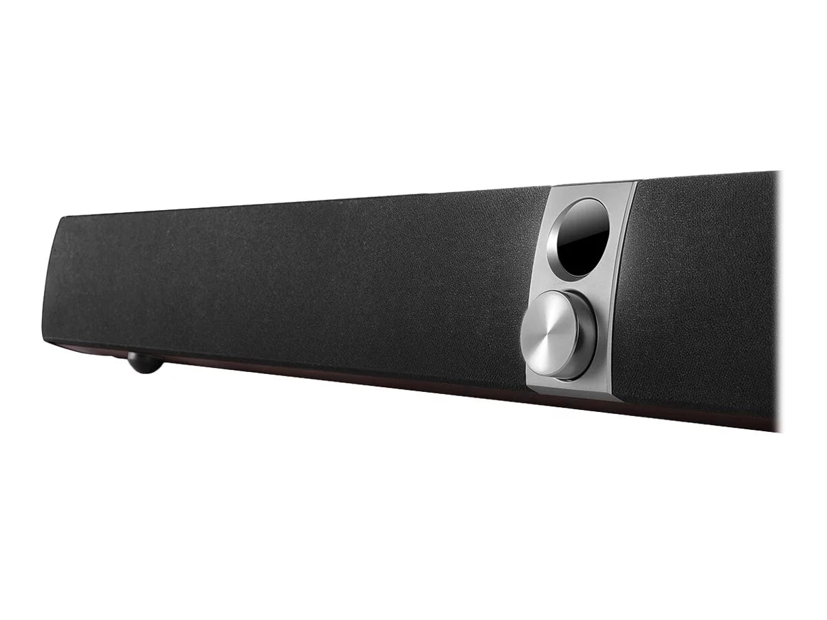 Edifier S50DB - Sound bar - wireless - Bluetooth - 88 Watt - 2-way - dark walnut (grille color - Ebony