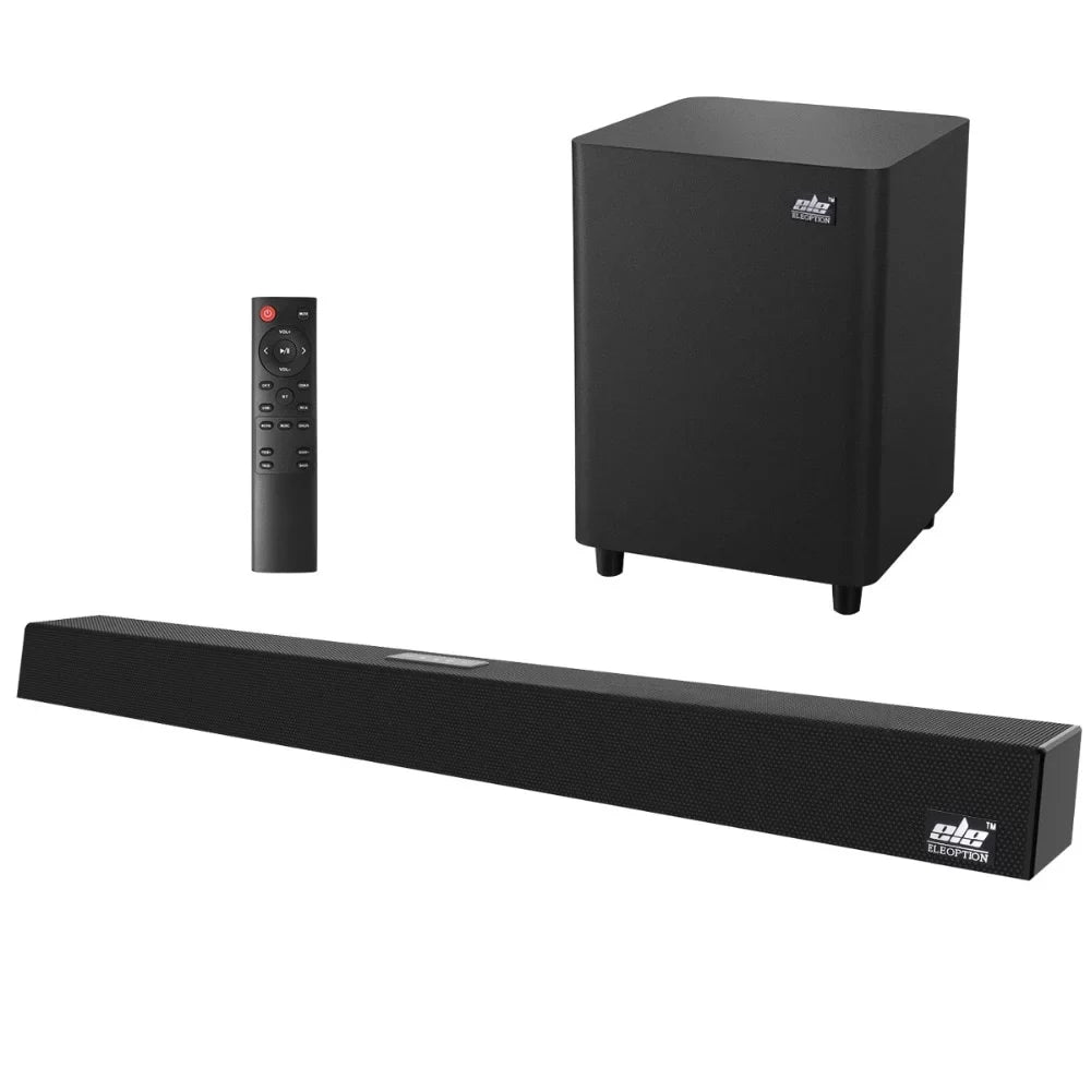 SHANNA 120W TV SoundBar 2.1 Wireless Bluetooth Speaker Home Theater System Wall Mount Sound Bar 3D Surround Remote Control