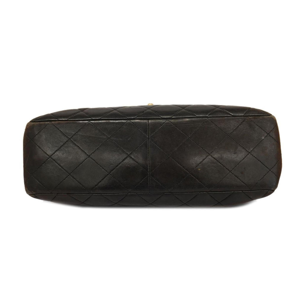 Pre-Owned Chanel Shoulder Bag Matelasse Double Face W Chain Lambskin Dark Women's (Good)