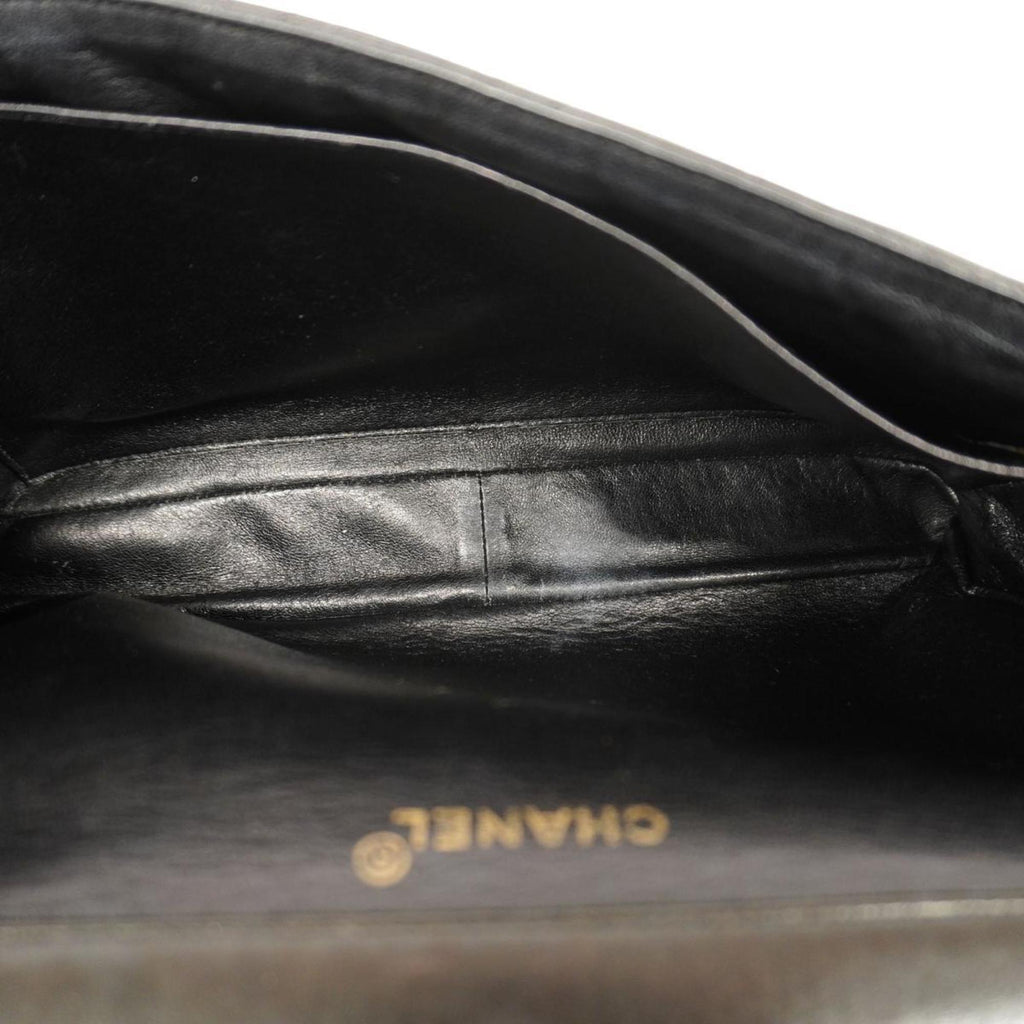 Pre-Owned Chanel Shoulder Bag Matelasse Double Face W Chain Lambskin Dark Women's (Good)