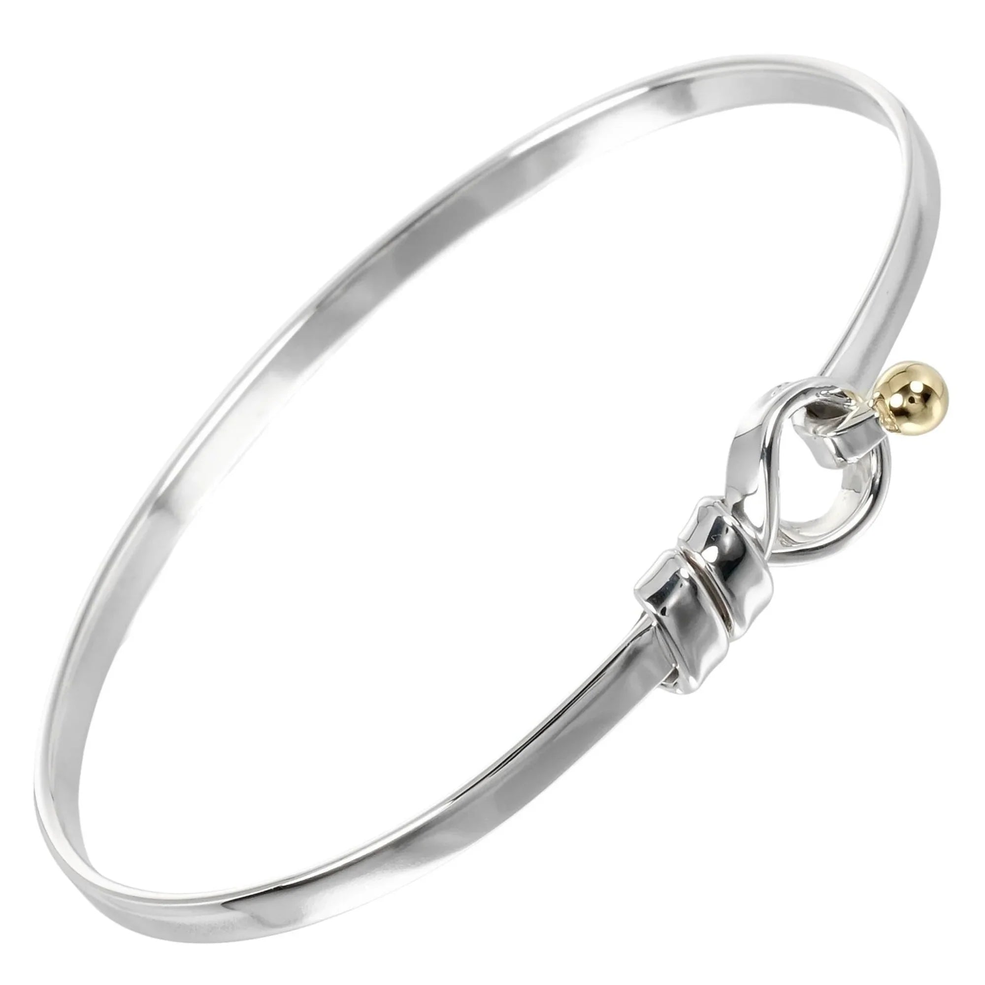 Pre-Owned Tiffany & Co. Love Knot Bracelet, 925 Silver, 18K Gold, Approx. 9.15g I132724015 (Good)