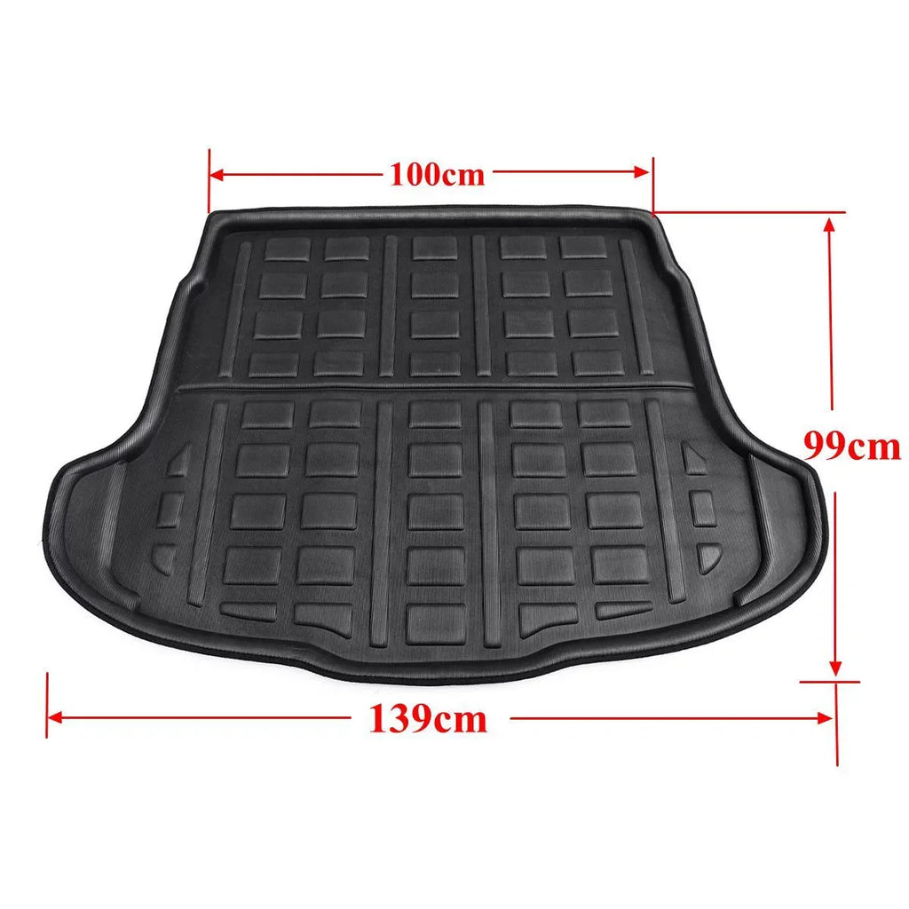 1pcs Cargo Liner Mat for Honda CR-V CRV 2007-2011 Boot Rear Trunk Floor Tray Waterproof All Weather, Ebony
