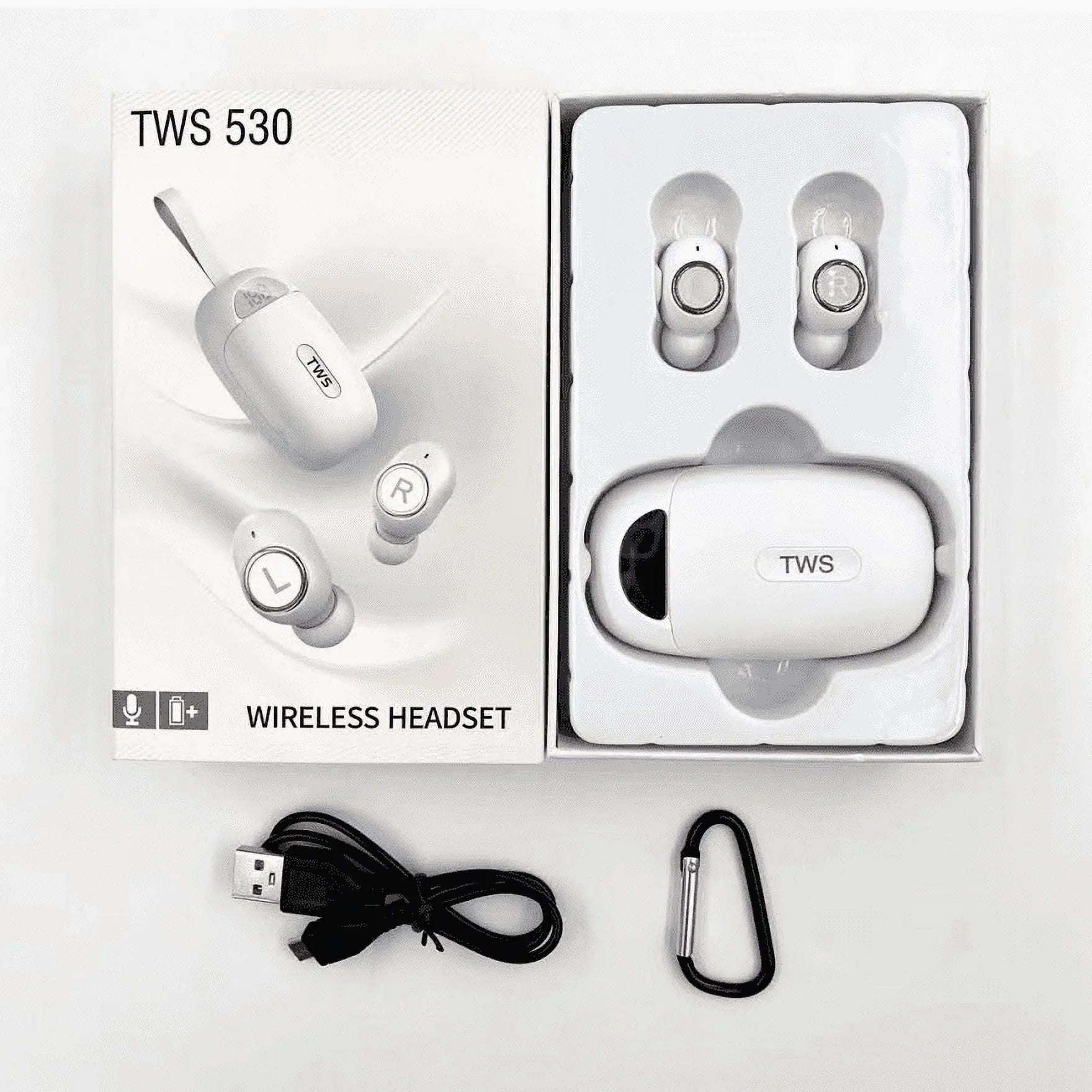 Wireless Earbuds For OnePlus 3T , with Immersive Sound True 5.0 Bluetooth in-Ear Headphones with 2000mAh Charging Case Stereo Calls Touch Control IPX7 Sweatproof Deep Bass