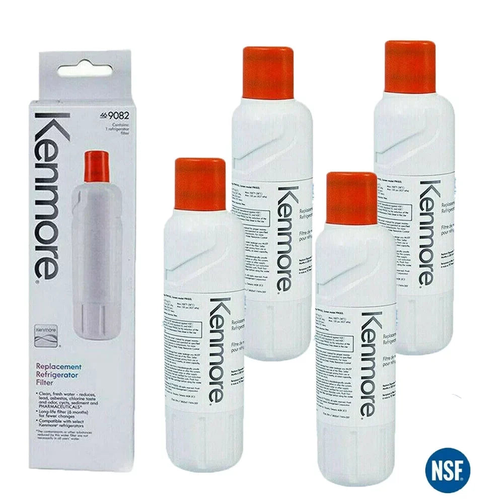4 Pack Compatible with Kenmore 9082 469082 Refrigerator Water Filter
