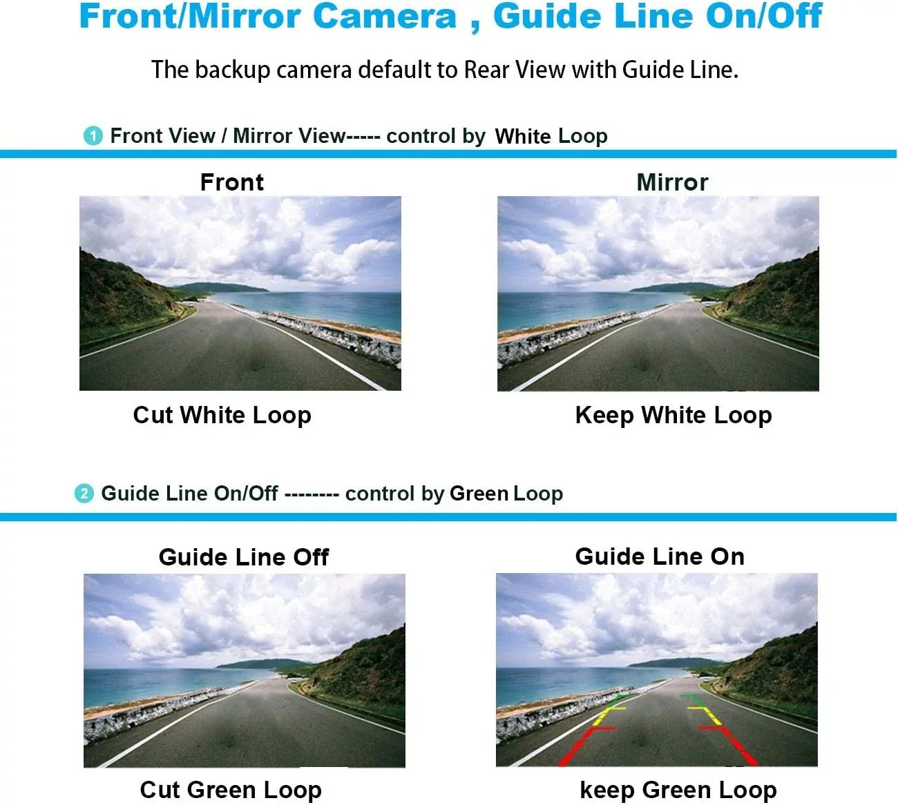 Backup Camera Rearview License Plate Frame for JVC KWV230BT KW-V230BT Jet